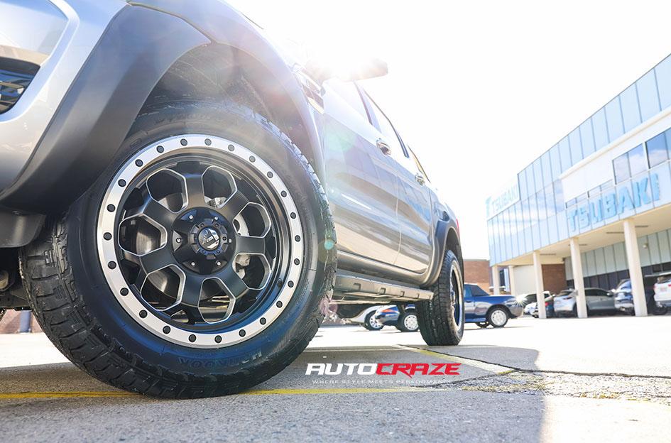 FORD RANGER SAVAGE MATTE BLACK MILLED ACCENTS